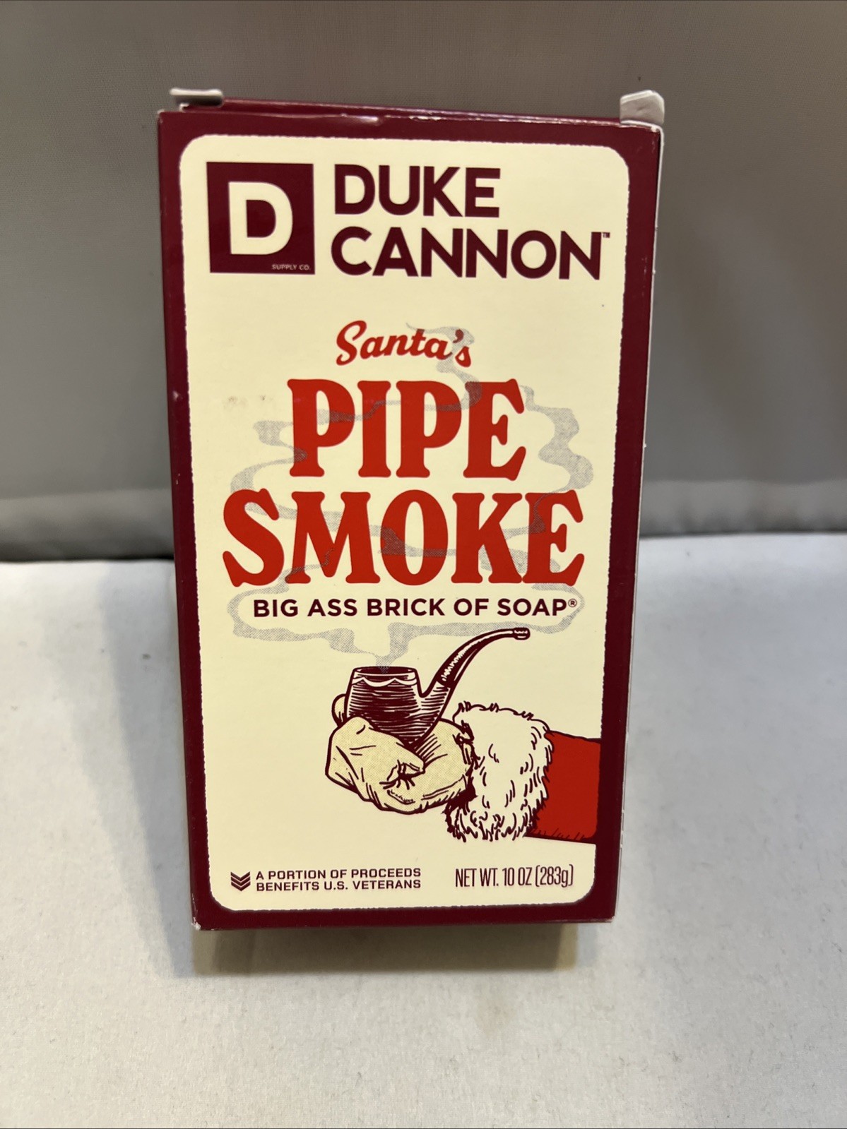 Duke Cannon Big Ass Brick of Soap Santas Pipe Smoke New