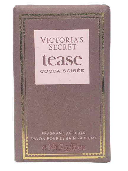 VICTORIA’S SECRET TEASE COCOA SOIREE FRAGRANT PERFUME SOAP BATH BAR NEW 5 oz