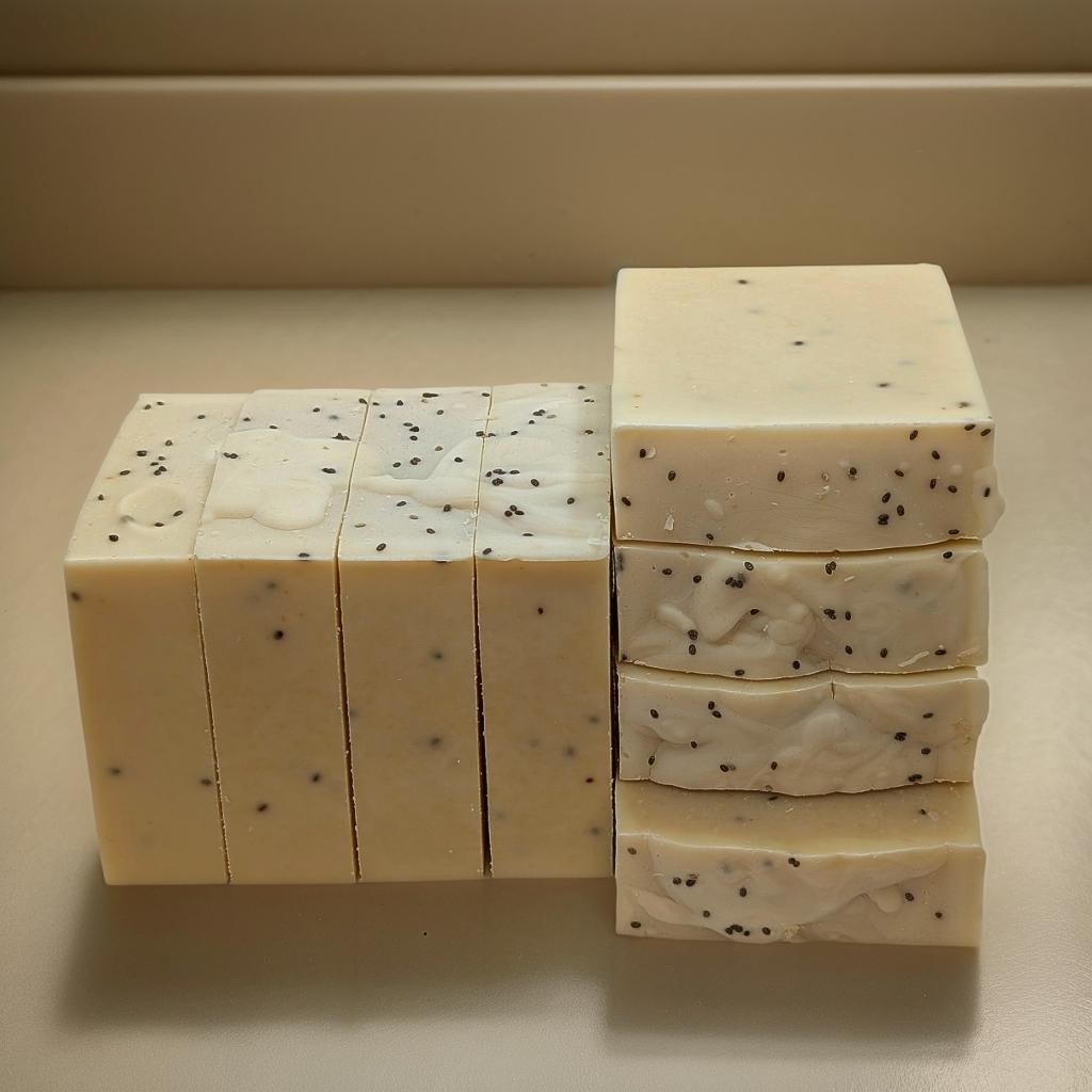 Sunflower and Chamomile Essential Oil – Poppy & Petal Exfoliating Bar