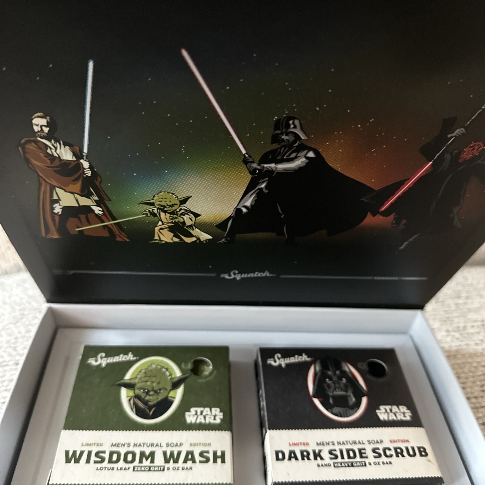 Dr. Squatch Soap STAR WARS Collection I w/Limited Edition Collectors Box – New