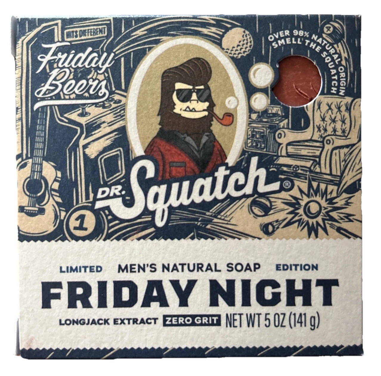 New! Dr. Squatch Friday Night 5oz Bricc Limited Edition! Free Shipping