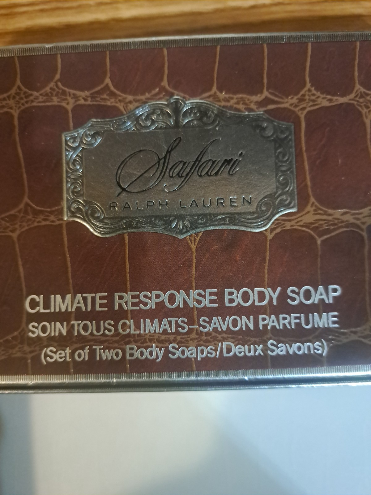 VTG 1989 RARE RALPH LAUREN SAFARI FOR MEN 3.5 OZ BODY SOAP – EMPTY BOX ONLY!!
