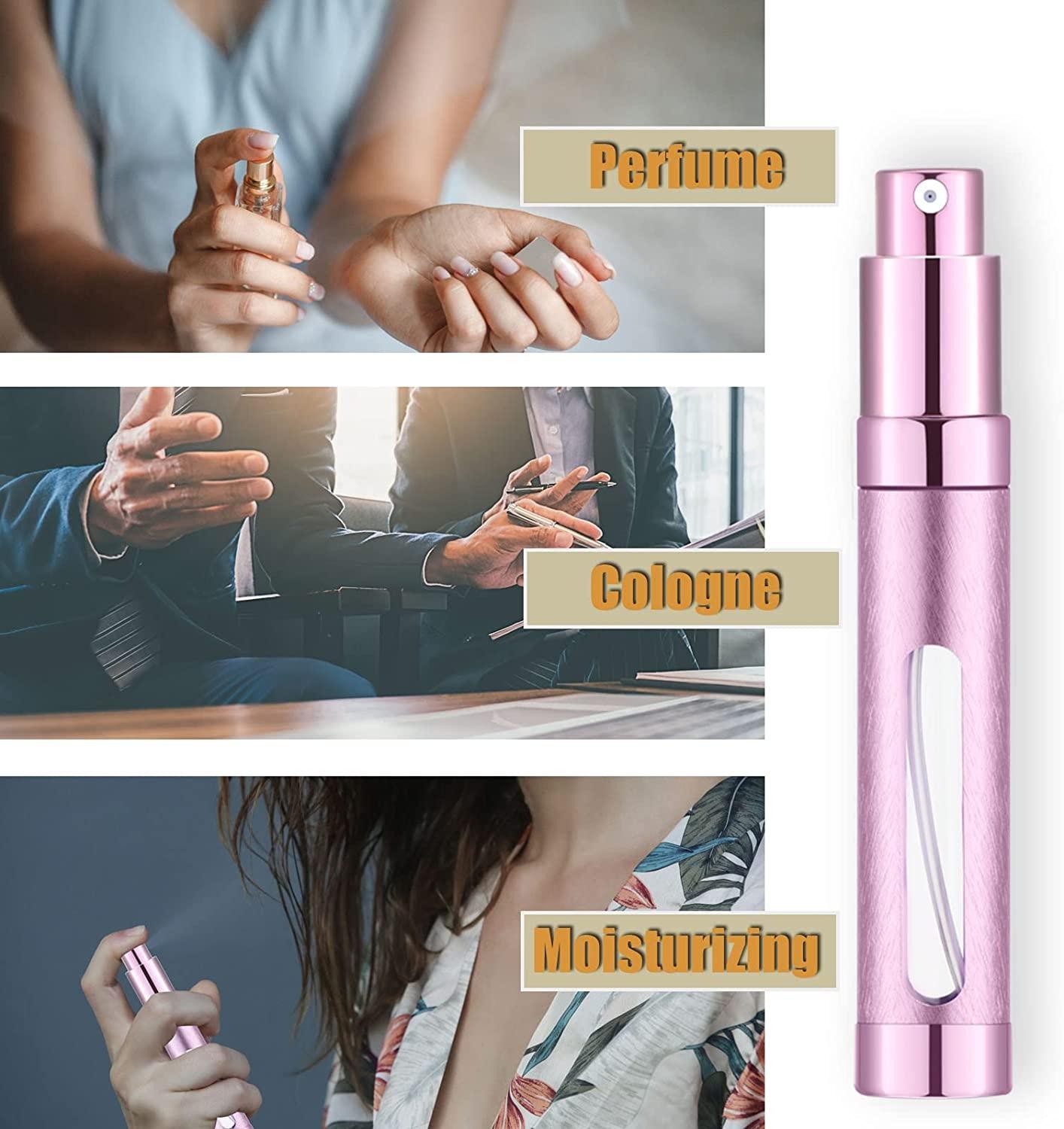 Travel Portable Refillable Perfume Atomizer Bottle 12ML Scent Pump Spray Empty