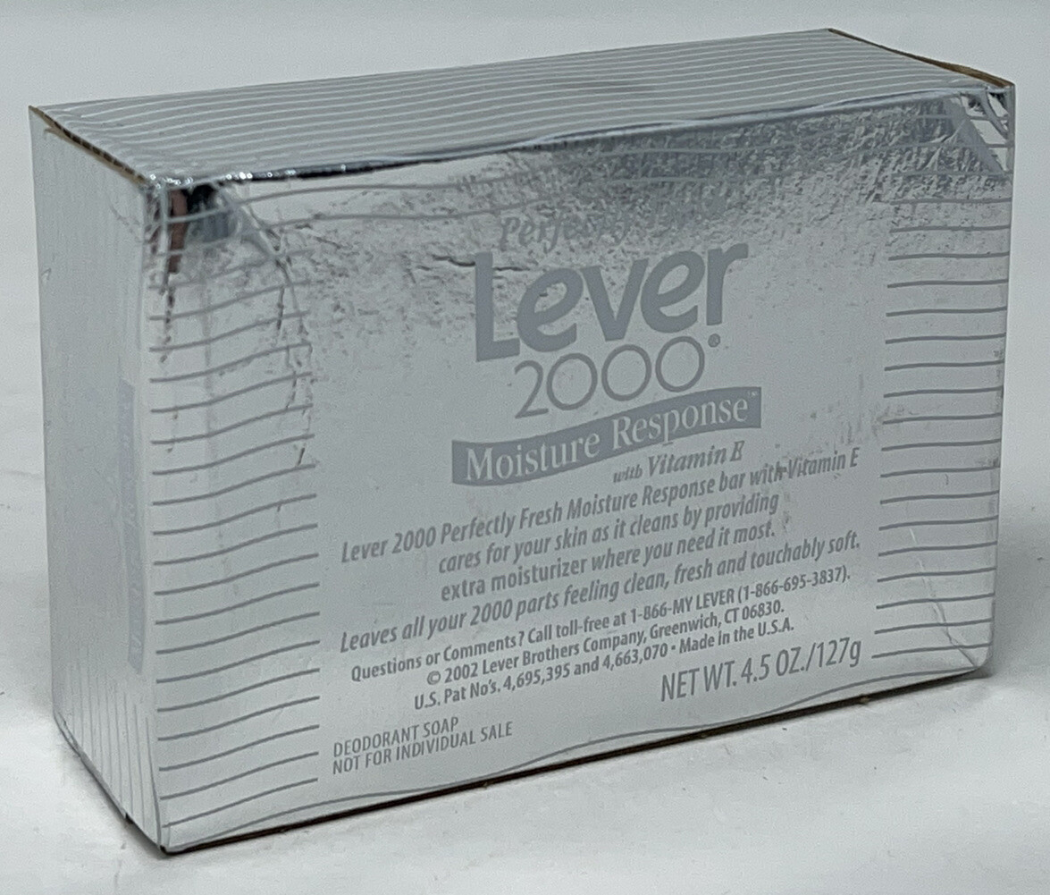 VTG Perfectly Fresh Lever 2000 Moisture Response with Vitamin E 2002 4.5 oz New