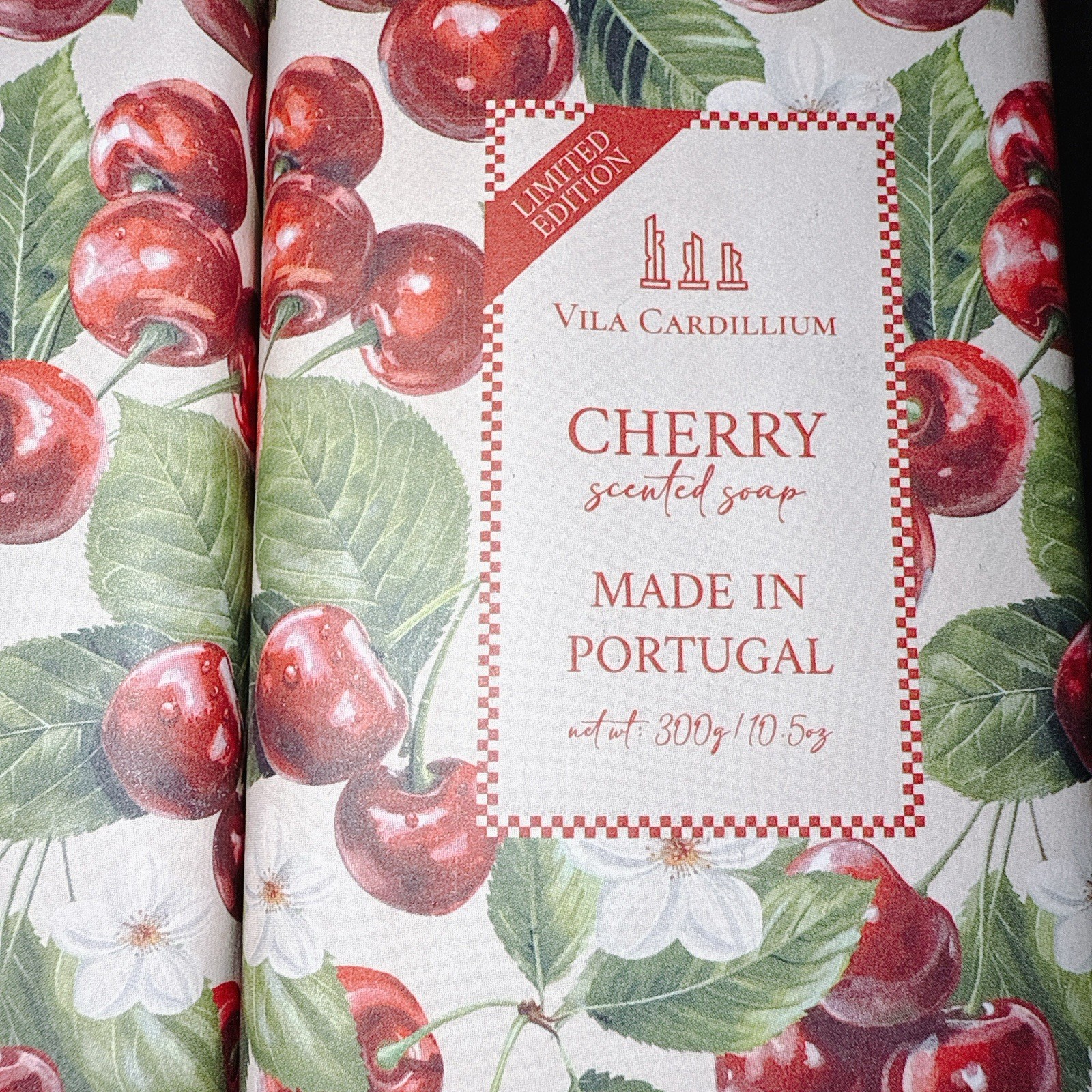 2 Pcs Vila Cardillium CHERRY Scented Soap 300g/10.5oz / Each