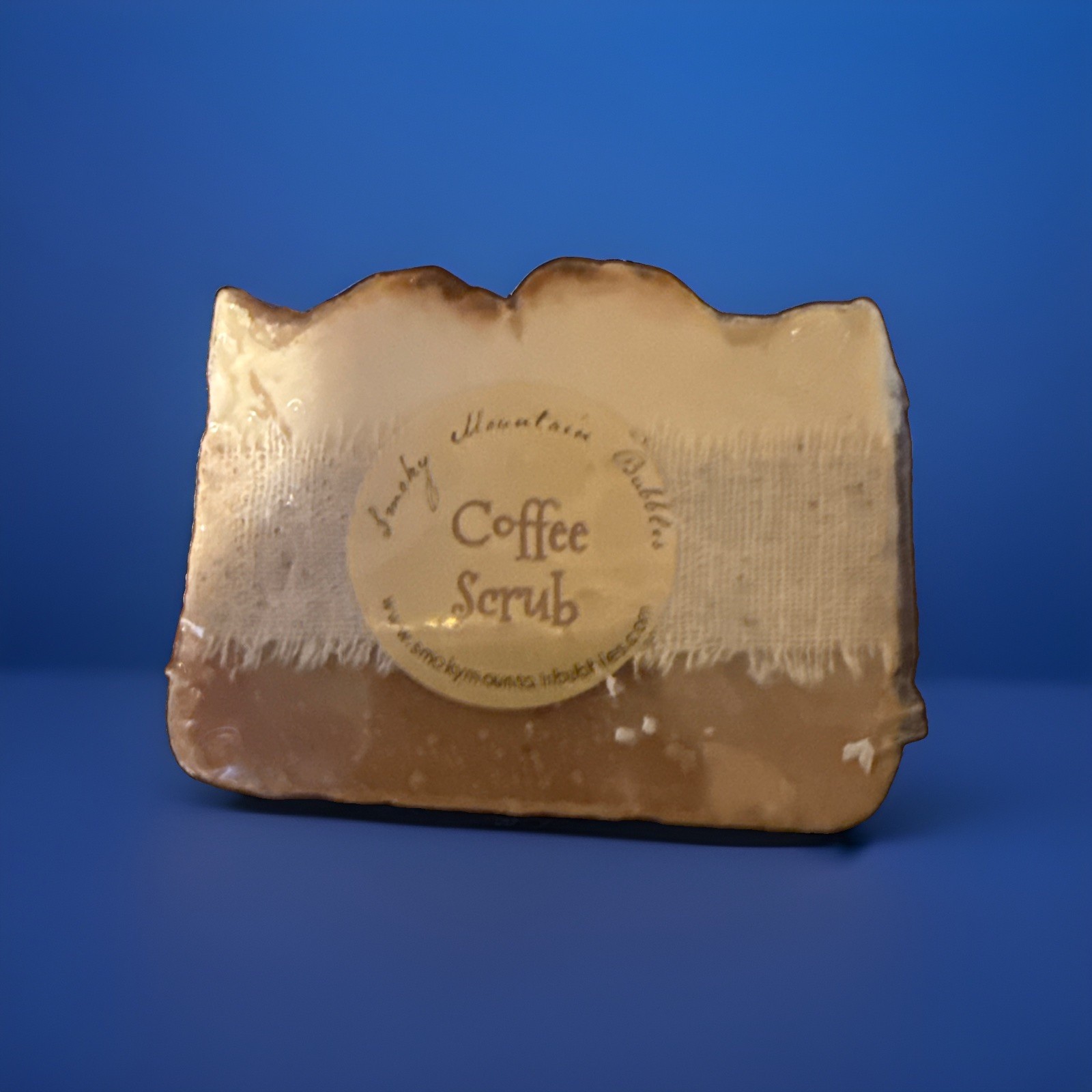 Smoky Mountain Bubbles New Coffee Scrub Bar Of Soap! 2.5” X 3”