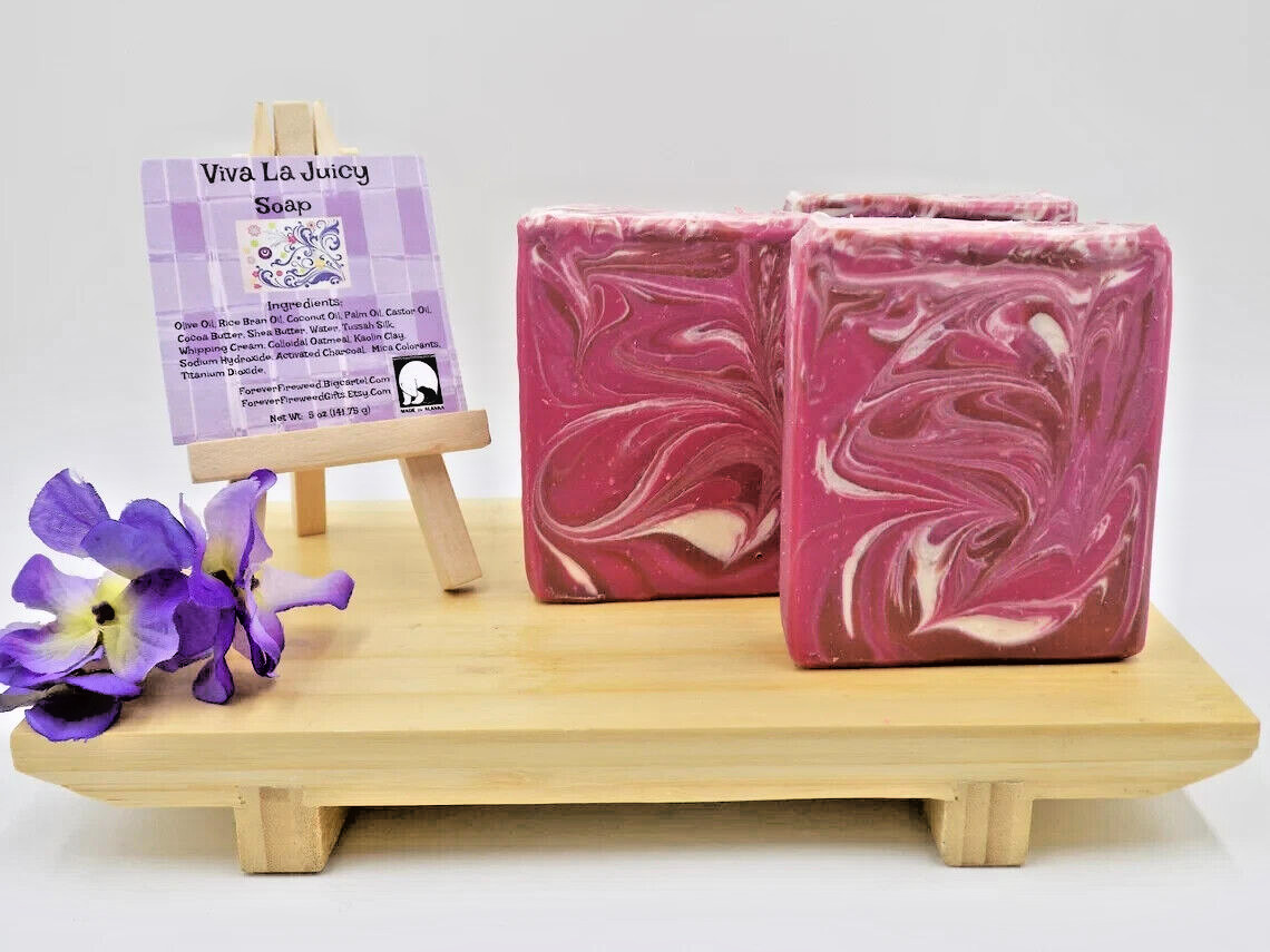 Viva La Juicy Inspired Bar Soap – Sweet Fruity Floral Scent – Handmade Luxury