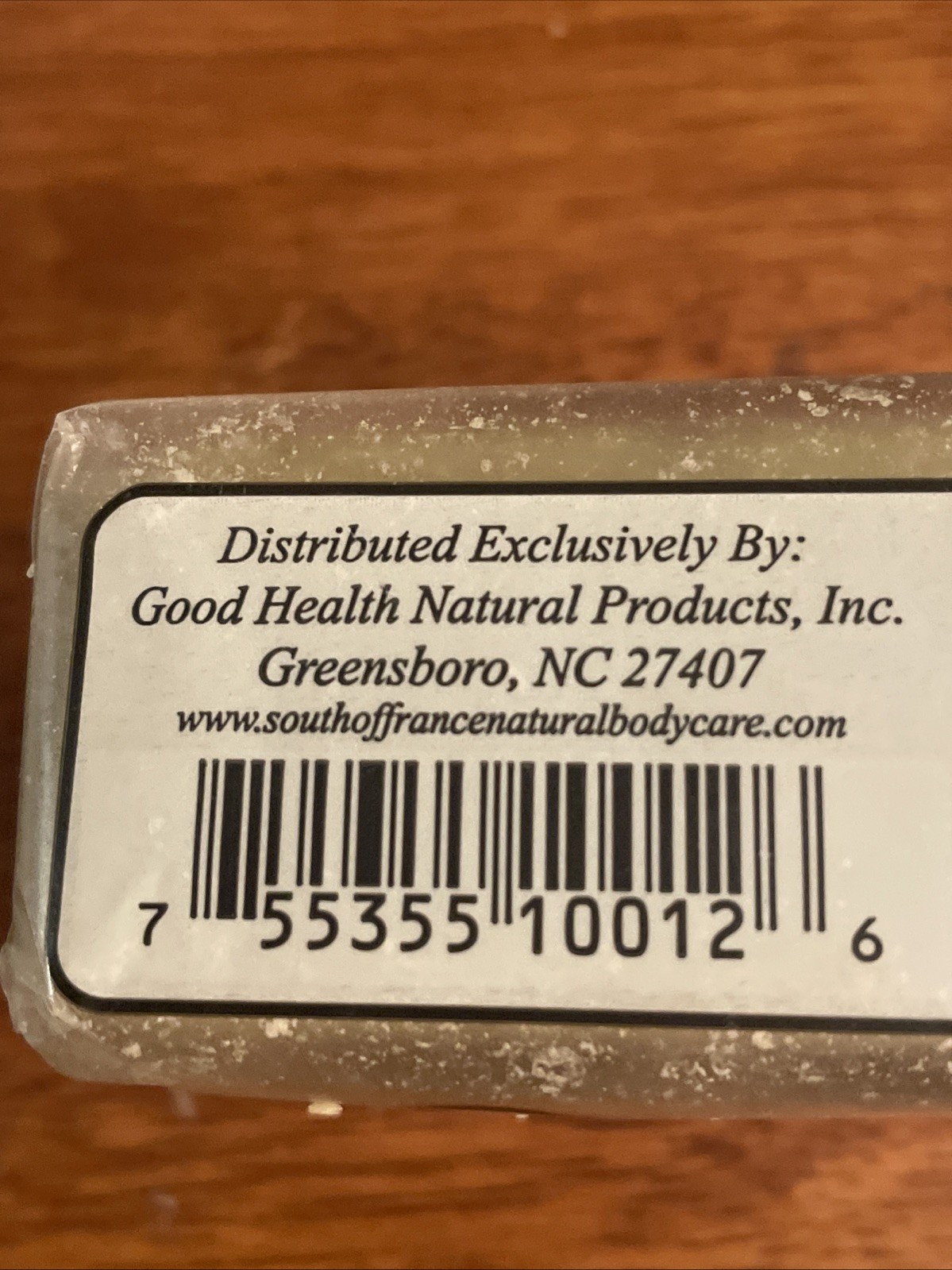 South Of France French Milled Bar Soap Green Tea Cruelty Free 227g 7.5oz