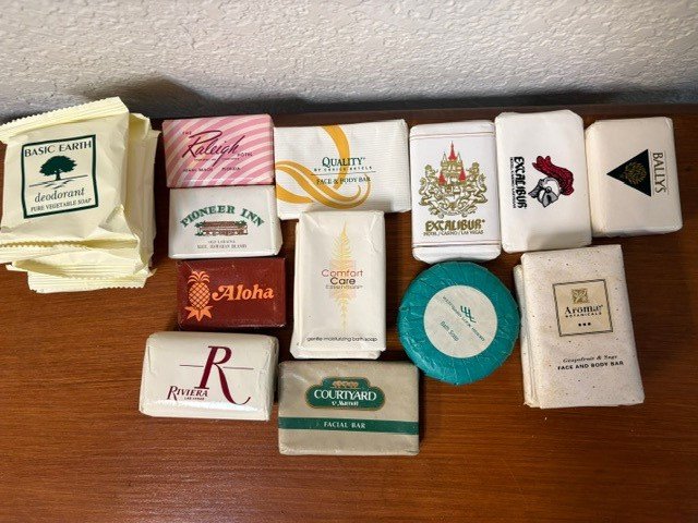 Vintage Lot of 20 Hotel Motel Resort Travel Size Mini Bar Bath Soaps