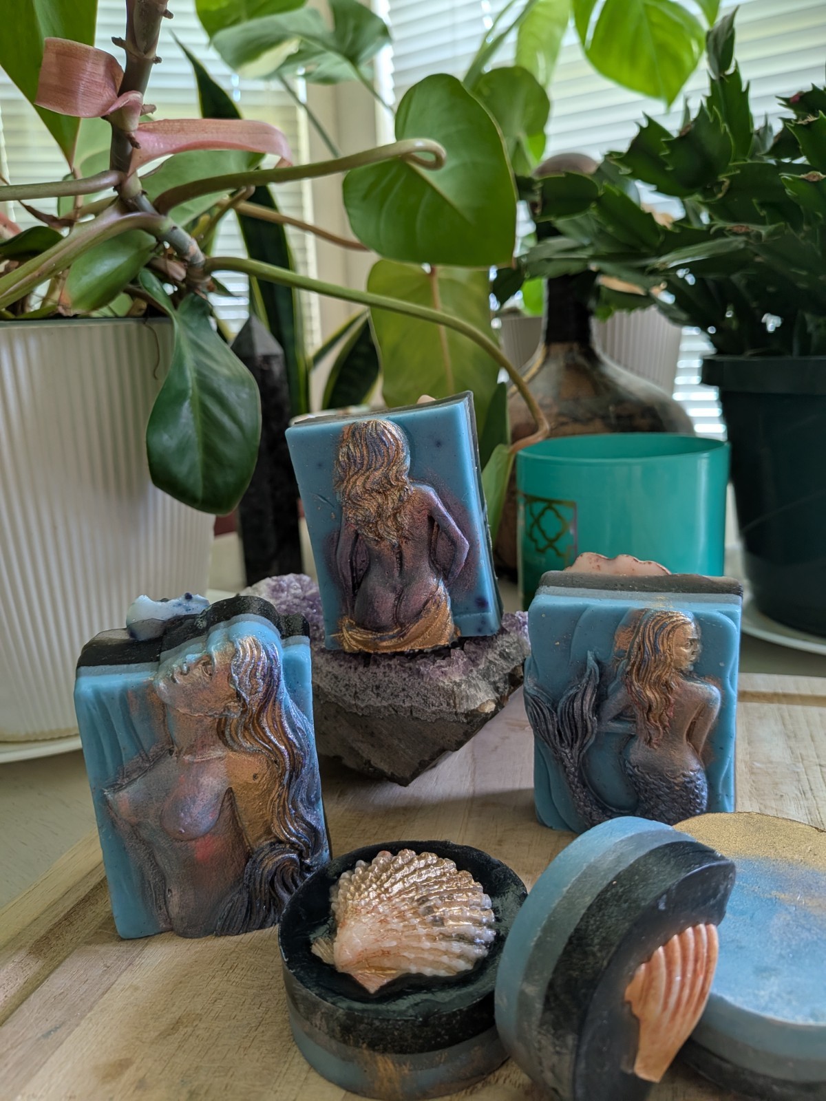 Handmade “Sirens of the Black Sea” Set Luxury Artisanal Soap,Ethereal Art!