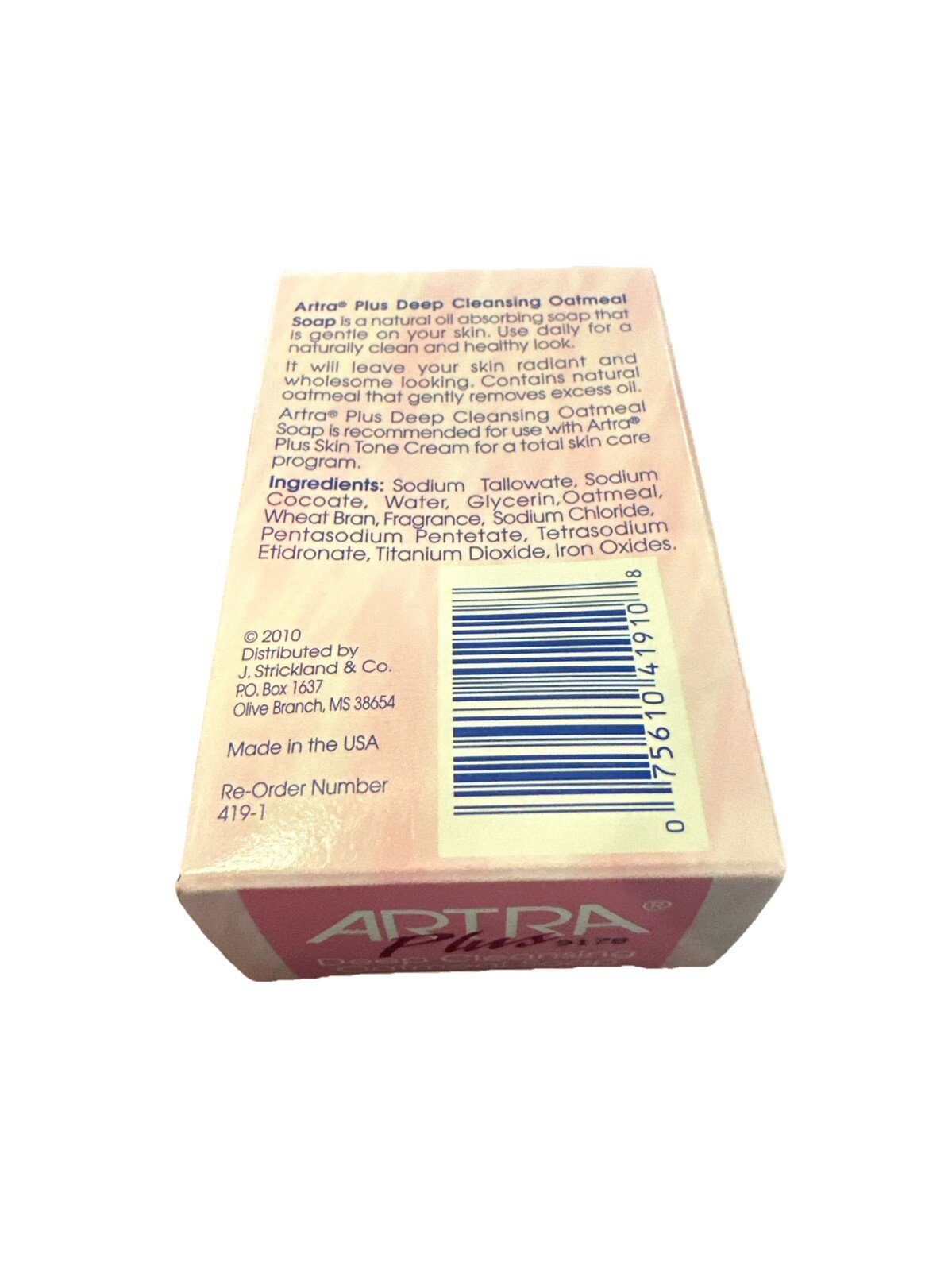 Artra Plus Deep Cleansing Oatmeal Soap 3.6 Oz. SHIPS OUT FAST NEW 1 Bar