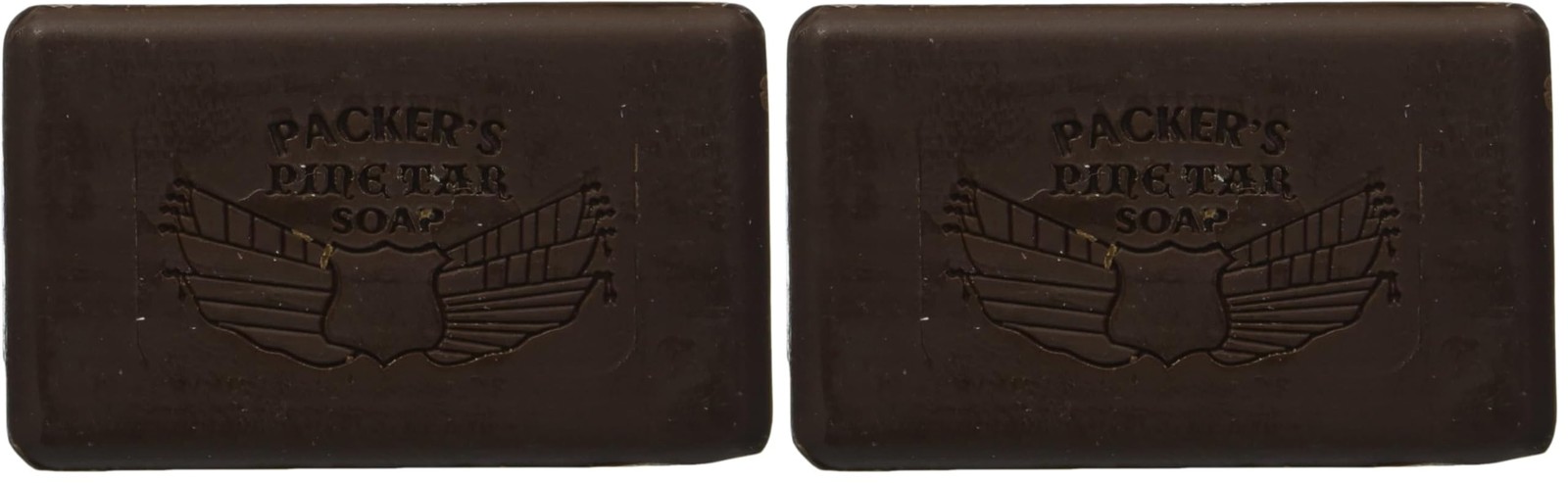 Packers Pine Tar Soap, 3.3 Ounce (Pack of 2) 2), BROWN