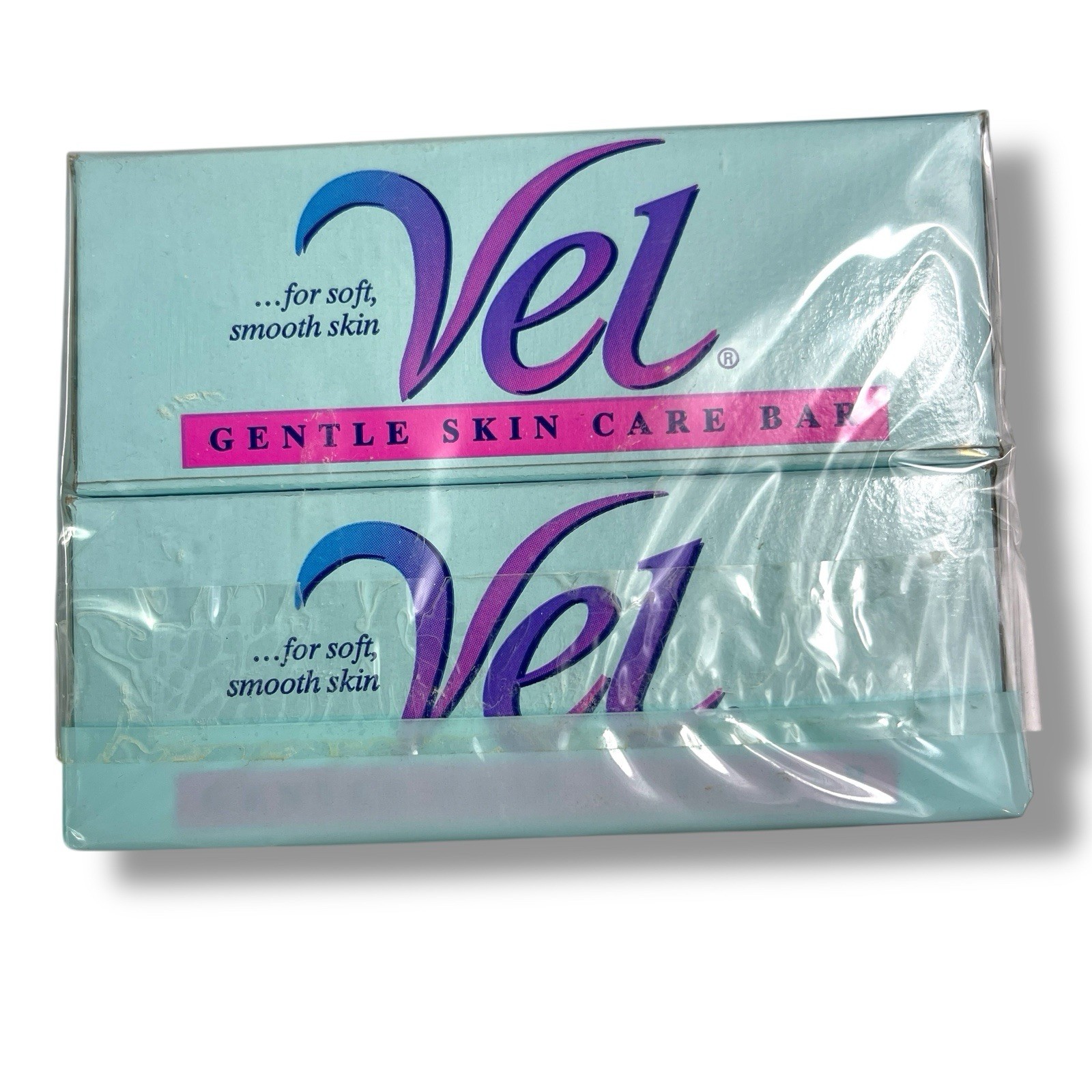 Vel Soap Bars 2 Pack 4.5 oz Each Dermatologist Tested Sealed Vintage NOS