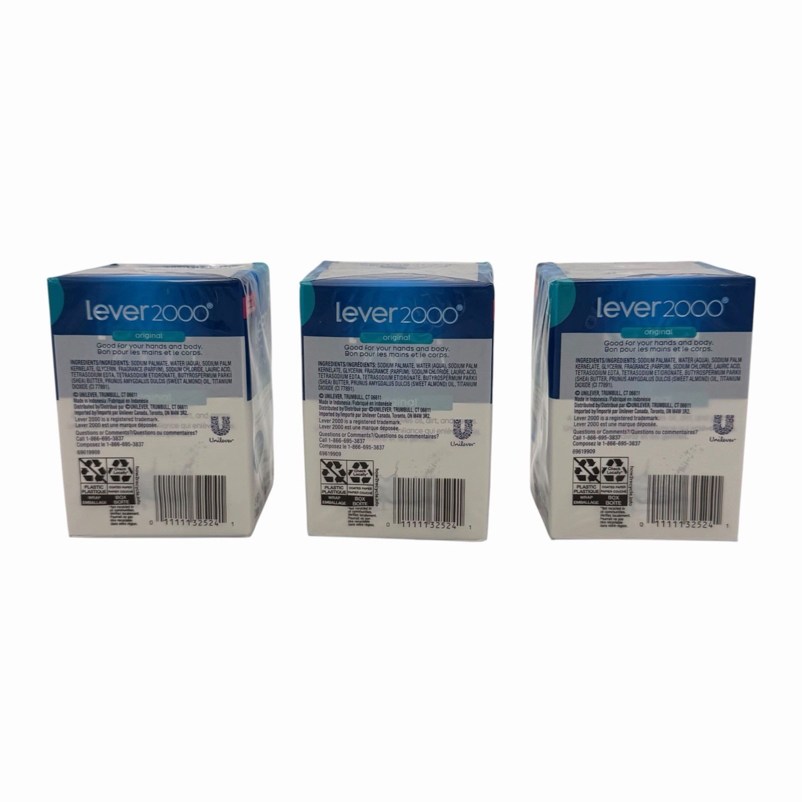 Lever 2000 Original Bar Soap – 3 Pack of two 3.75 oz Bars, Six Bars Total!!