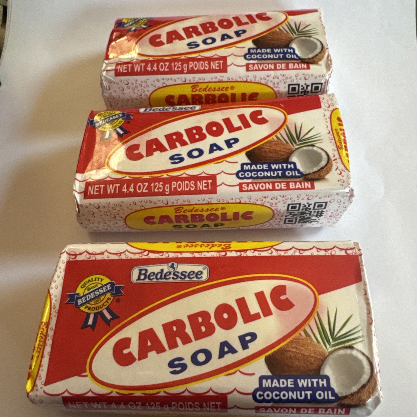 Authentic Canadian Carbolic & Coconut Oil Soap (3 BARS)