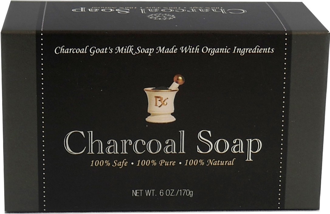6oz Bamboo Charcoal Bar Soap Goat Milk – Moisturizing & Detoxifying