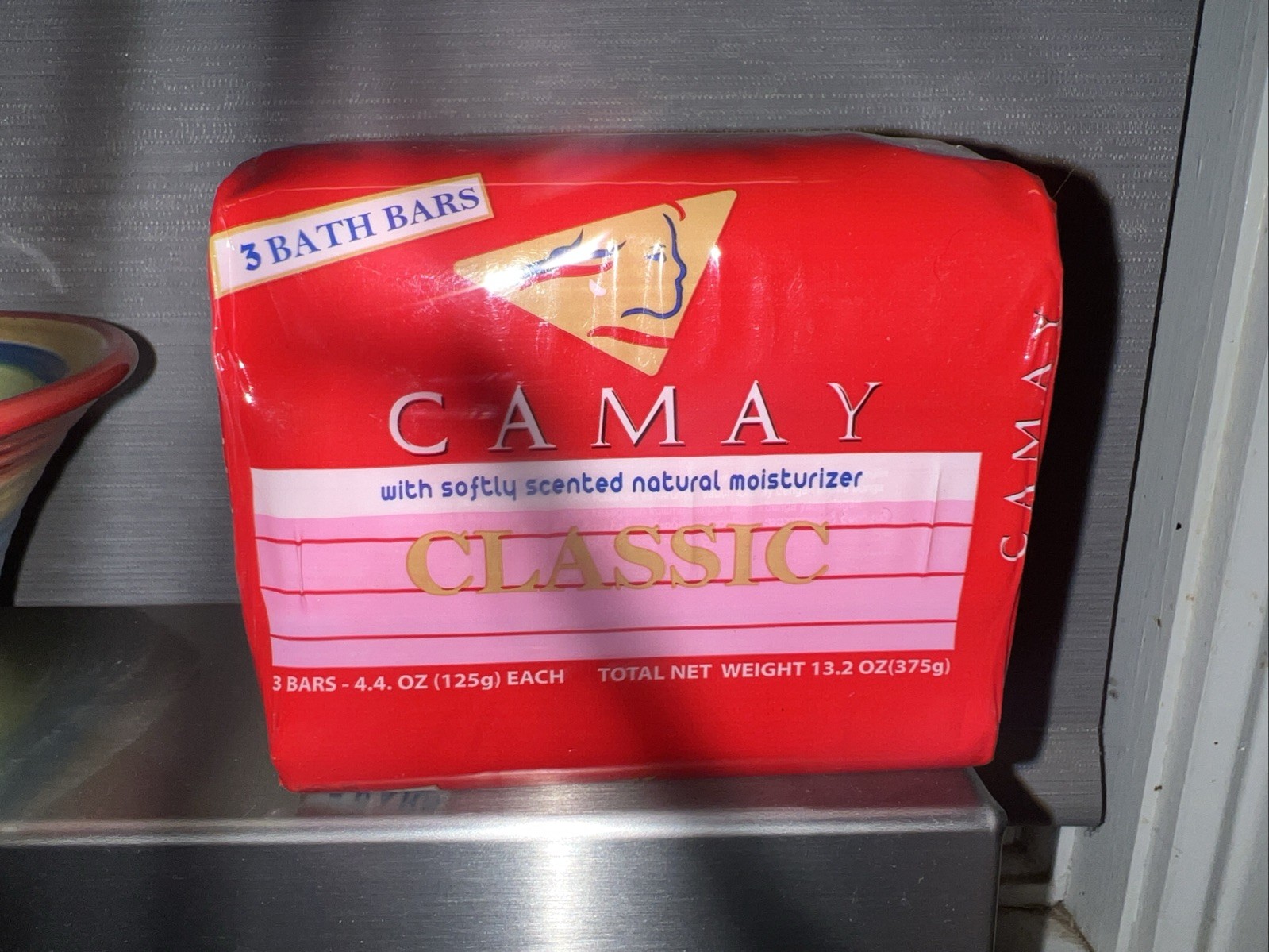 Camay Classic Pink Bath Soap Pack of 3 Bars 4oz Per Bar Discontinued Version New