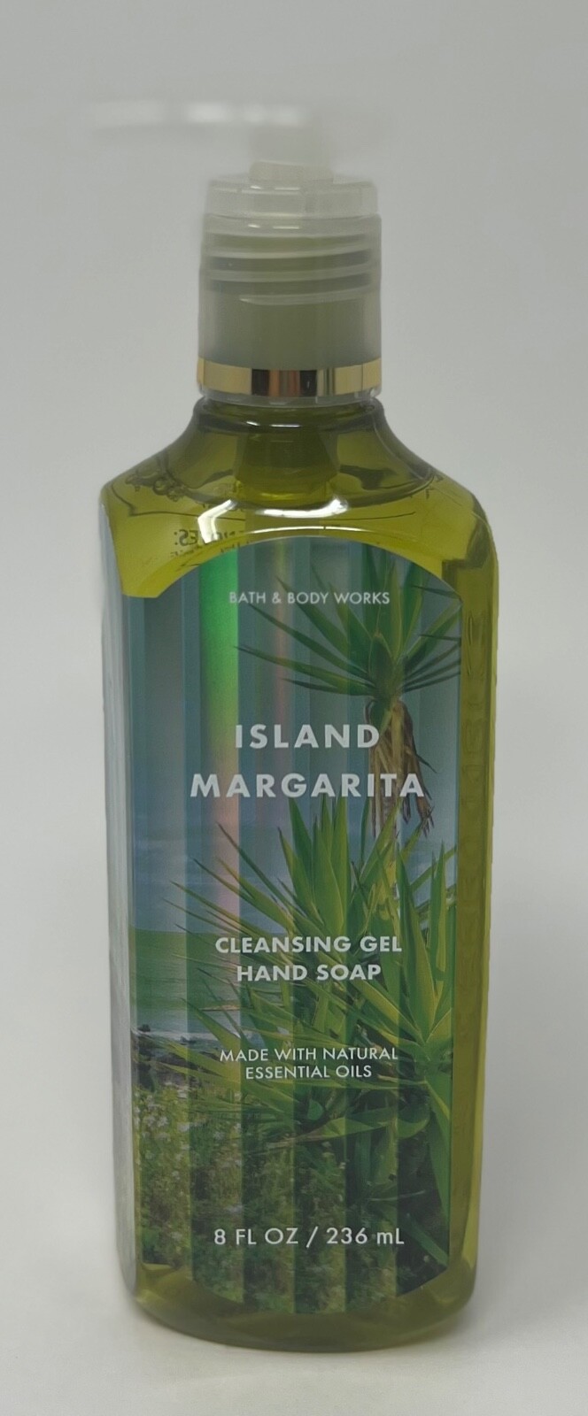 3 NEW BATH & BODY WORKS ISLAND MARGARITA CLEANSING GEL HAND SOAP WASH 8OZ LIME
