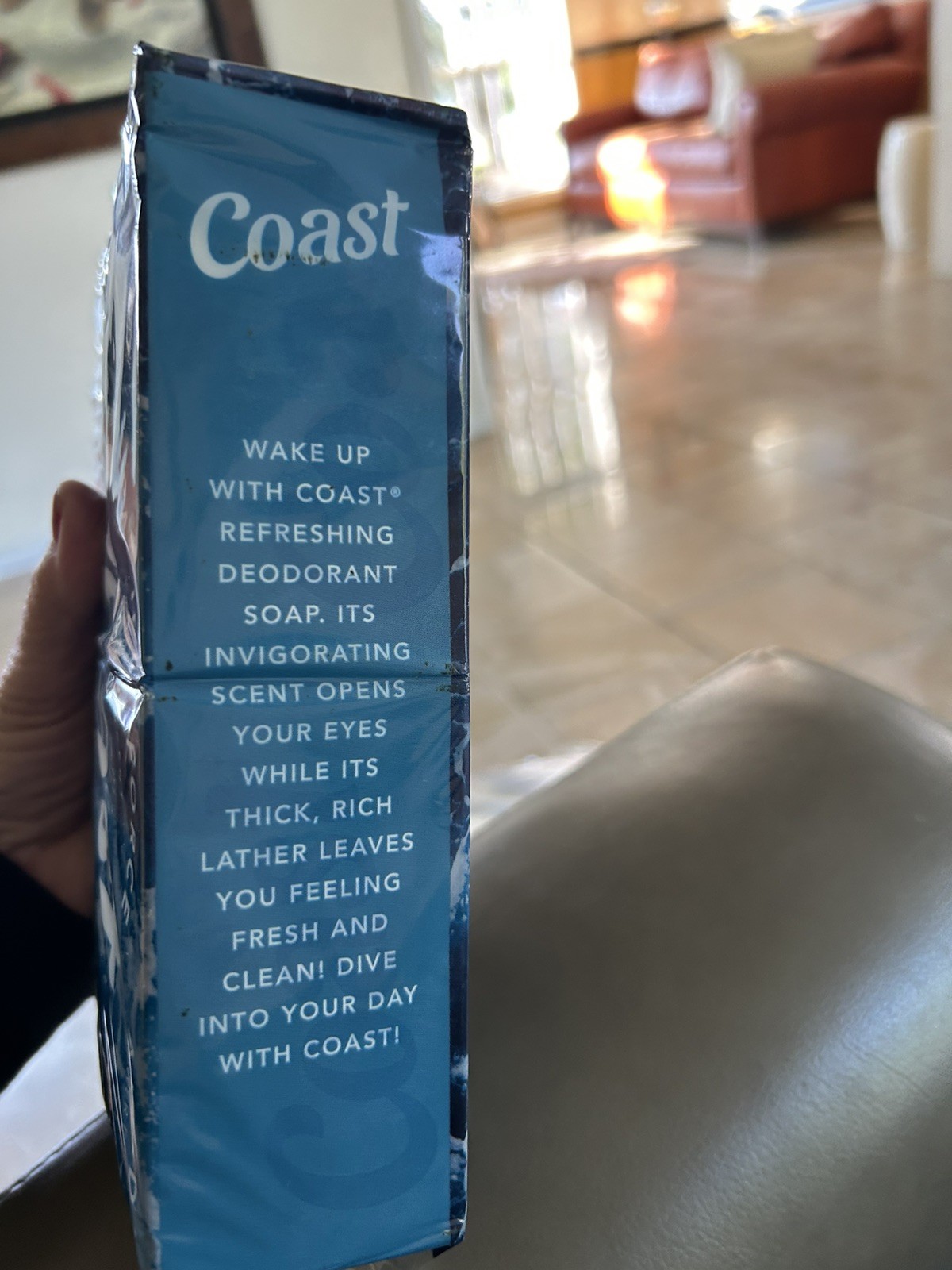 Coast PACIFIC FORCE Deodorant Bar Soap 3.2 oz, All Skin Types, 8 Bars