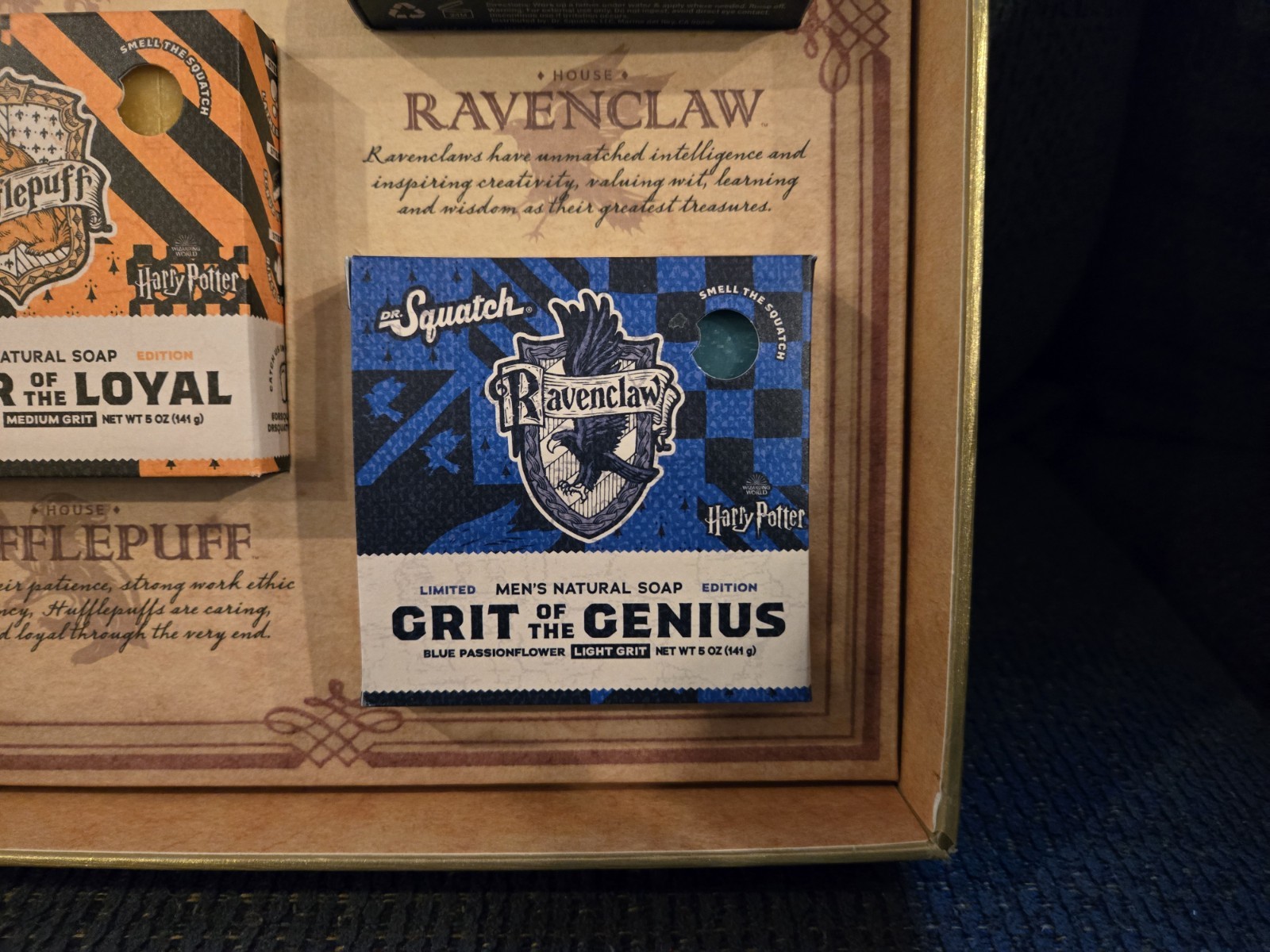 Dr. Squatch Harry Potter Wizarding World Limited Edition 4 piece Soap Set