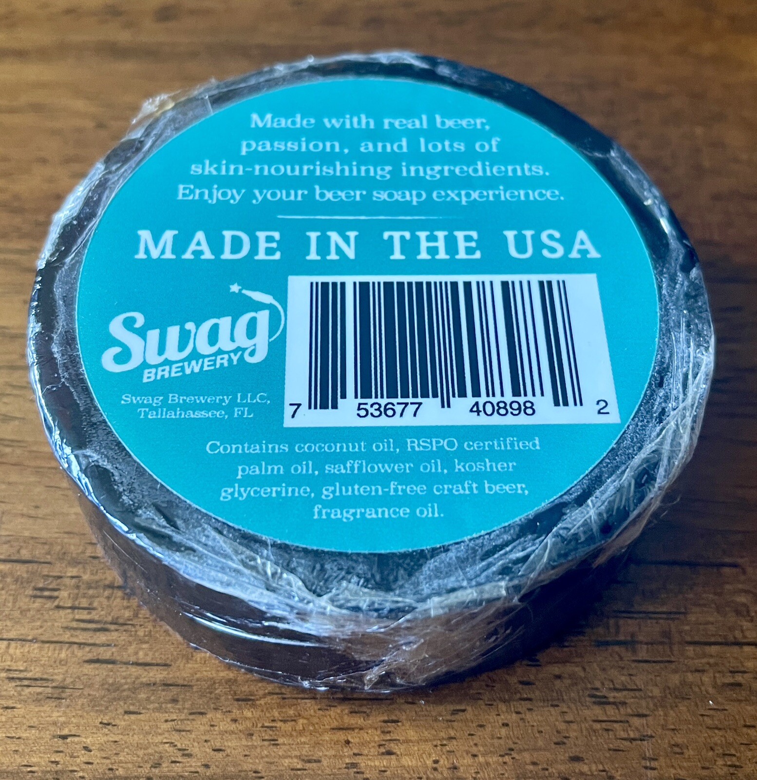 Swag Brewery Tropical Lager Scented Beer Soap – All Natural – Made In The USA