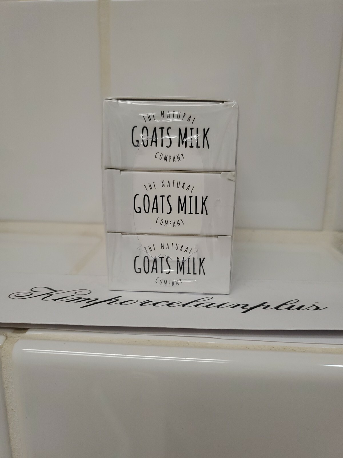 3 X The Natural Goats Milk Company Soap Bar With COCONUT Australia Made New
