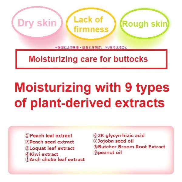 Pelican Soap “A Butt in Love” Hip Care Body Lotion 200ml. Reliable Made in Japan