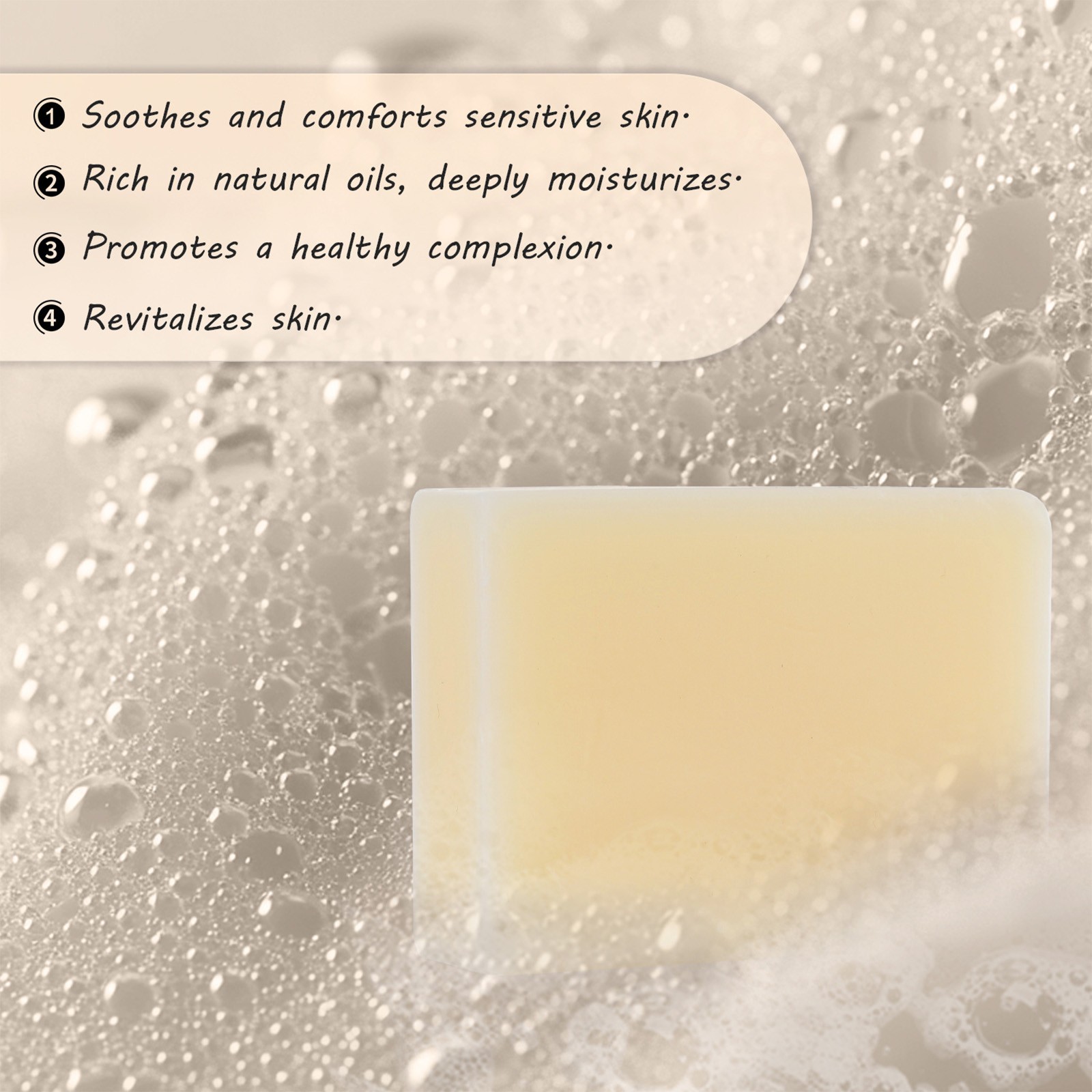 120g Bath Soap Deep Cleaning Body Soap Moisturizing Tallow Soap Oil Control