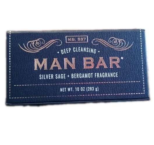 San Francisco Soap Company Deep Cleansing Man Bar, Silver Sage & Bergamot 10 Oz