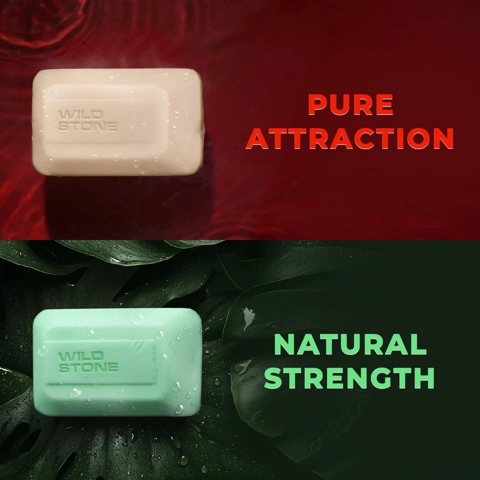 Wild Stone Ultra Sensual Forest Spice Soap Bar 100g x 8 Skin-Friendly Fresh