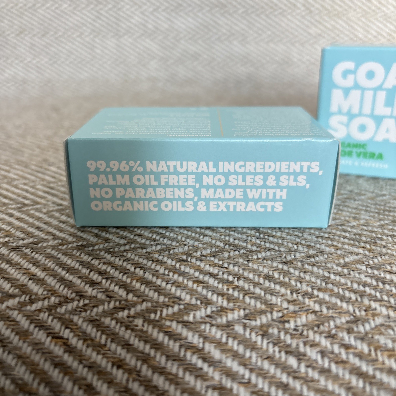 2 Aloe Vera Organic Scrub Bar Goat Milk Soap 3.5oz Made in Greece