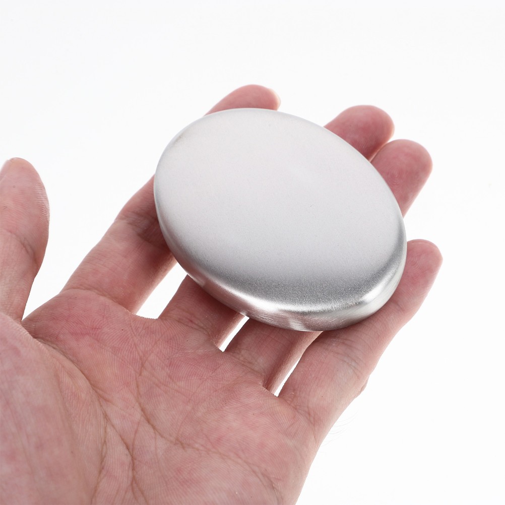 Stainless Refrigerator Soap Metal Triangle Shape Odor Remover Bar Soap
