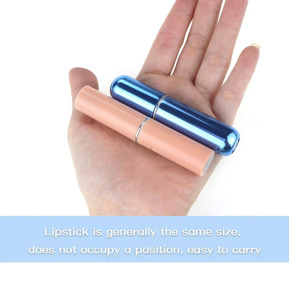 5 Pcs Refillable Travel Portable Perfume Atomizer Bottle Spray Pump Case 5ML