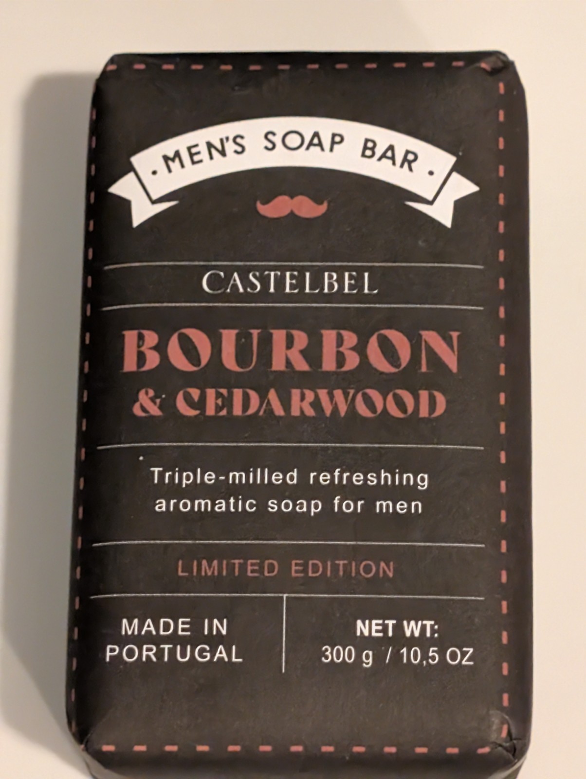 4 Castelbel BOURBON CEDARWOOD Limited Edition Triple Milled Bar Soap 10.5oz Men
