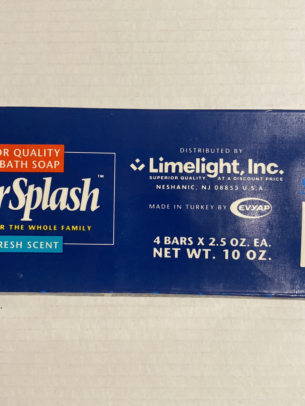 Shower Splash Soap ~ 4 Bar Set ~ Easter Pink ~ Clean Fresh Scent ~ (Vintage)