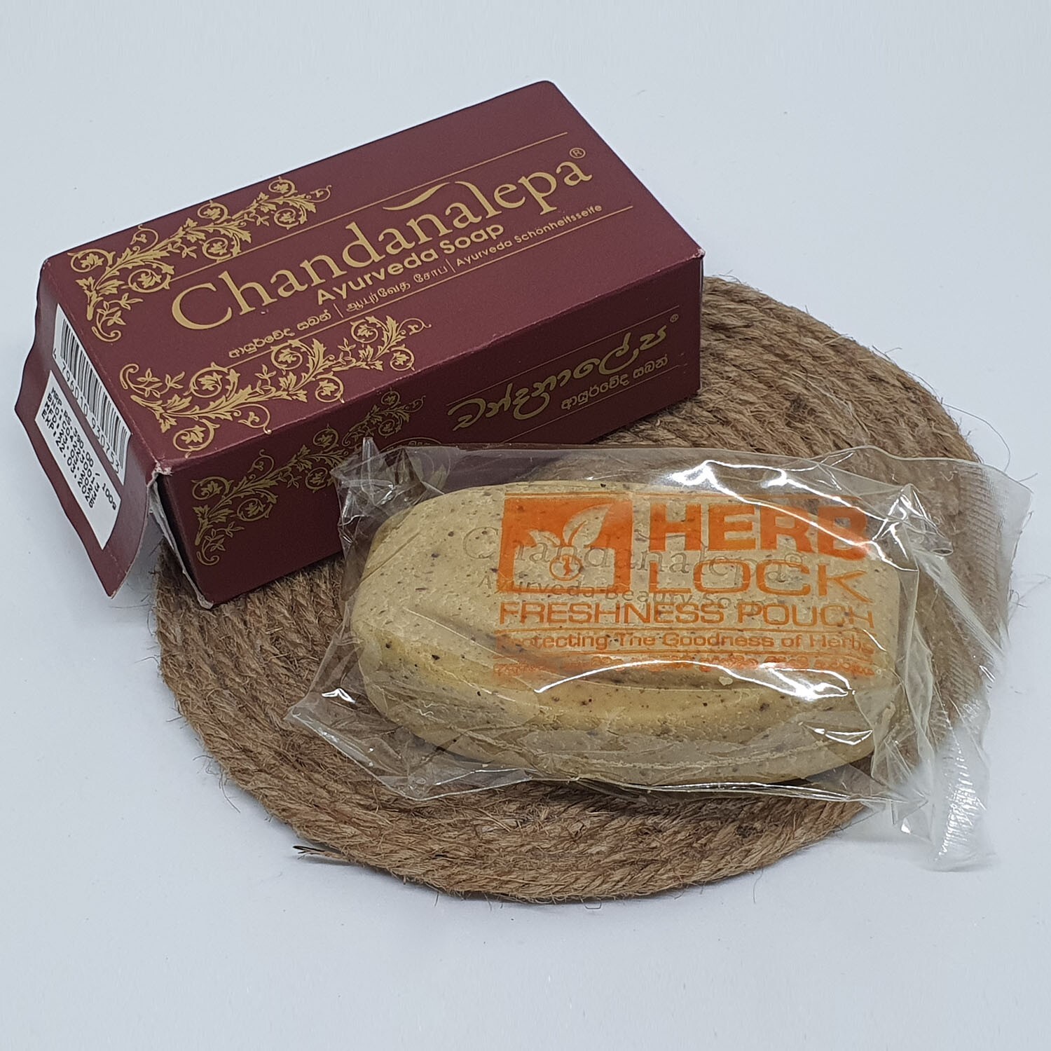 Chandanalepa Ayurveda Herbal Beauty Soap 100g Natural Health Body Skin Cleaning