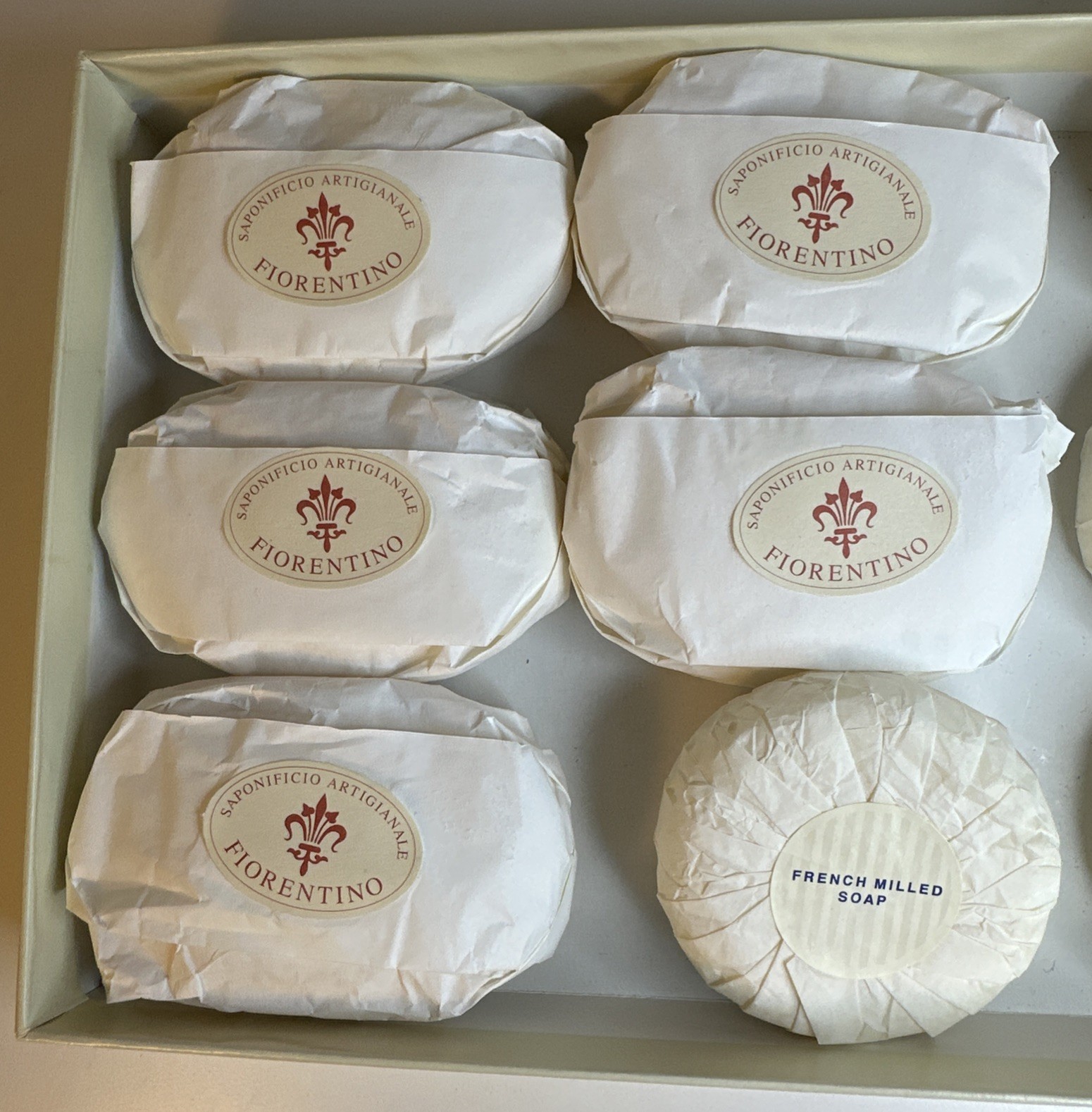 Soap Lot 5 Saponificio Artigianale Fiorentino And 4 French Milled New With Box