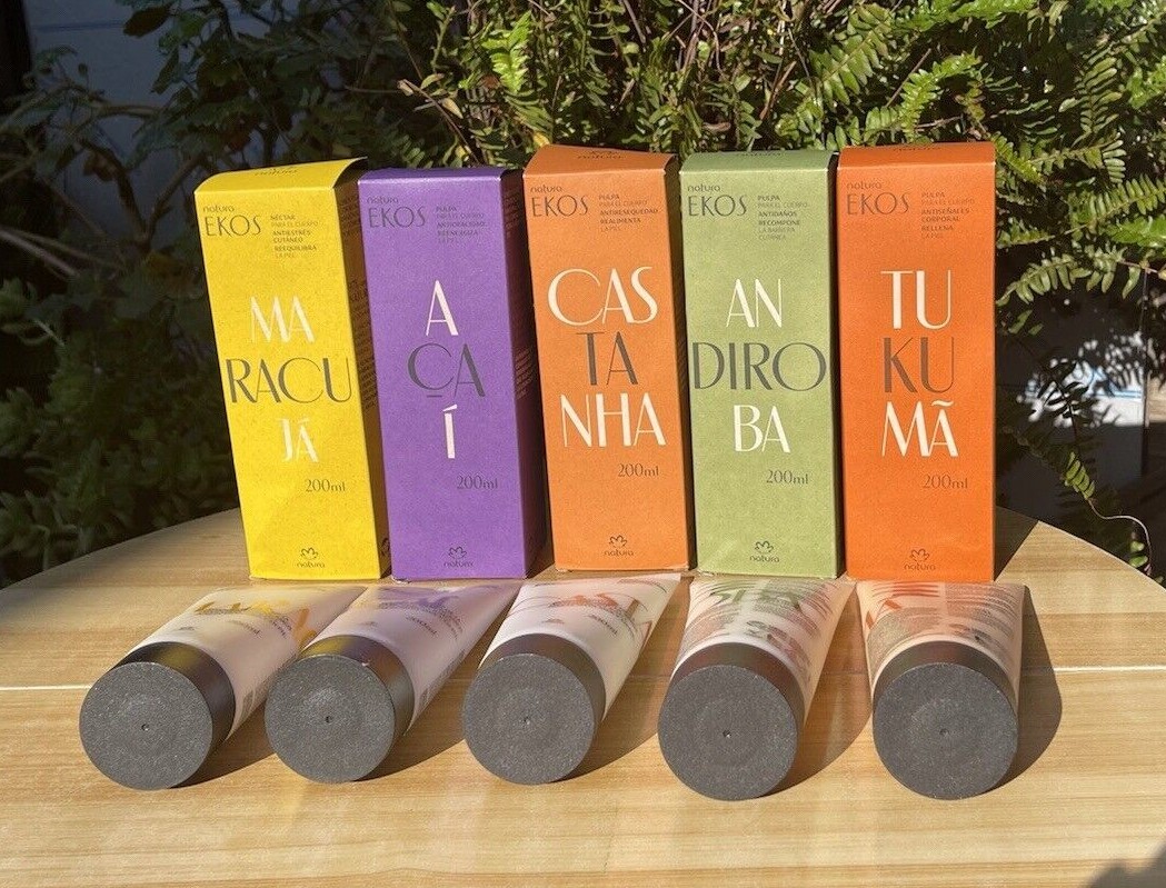 Natura EKOS CASTANHA,MARACUJA,TUKUMA,ACAI,ANDIROBA Body Lotion 200mil New