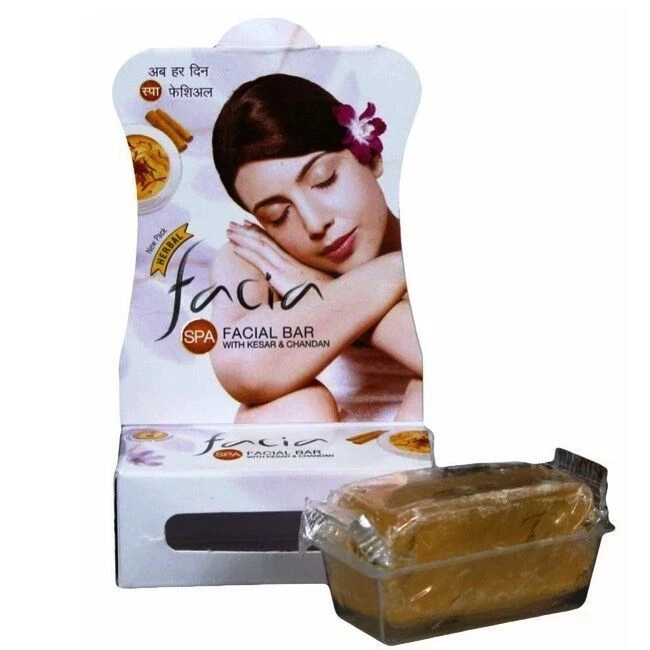 6 x Facia Spa Facial Bar With (Saffron & Sandal ) Kesar And Chandan – 25 Gram