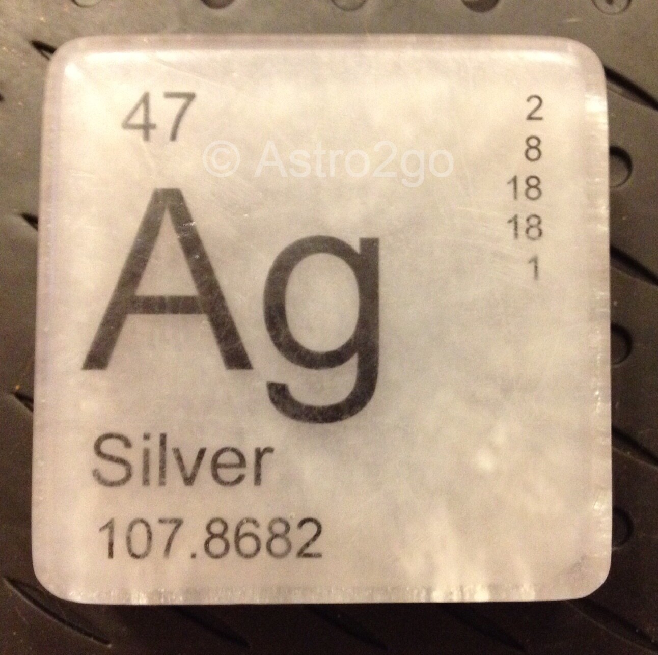 PERIODIC TABLE ELEMENT “Ag” SILVER NOVELTY HAND BATH SOAP-4 oz JUST BUBBLY NEW!