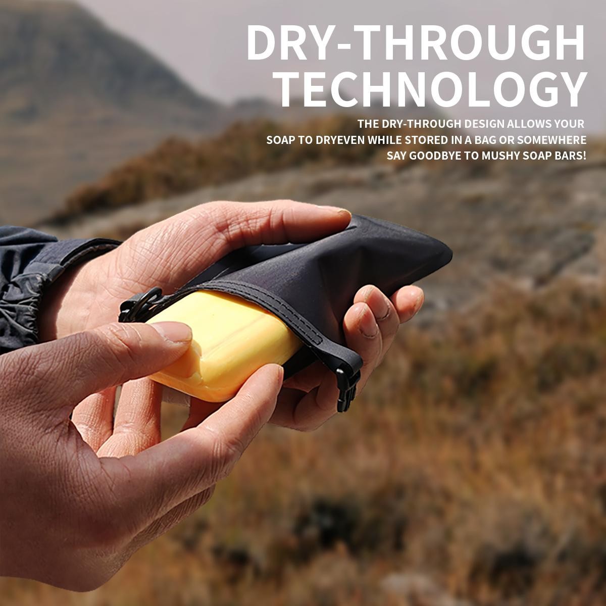Waterproof Soap Bar Case Travel Holder Leakproof Quick Dry Soap Pouch Box Travel