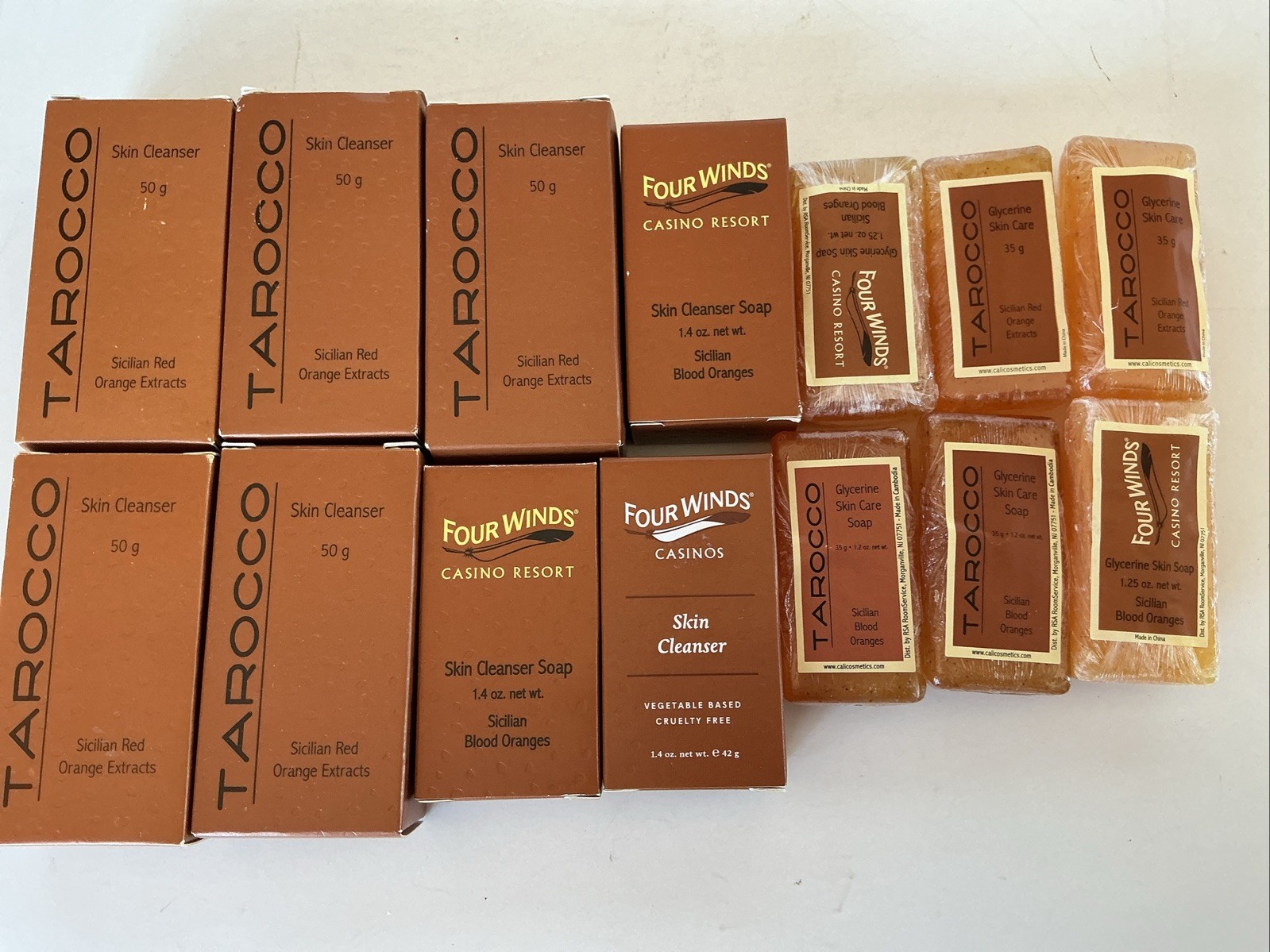 TAROCCO SICILIAN RED ORANGE (14) Travel Hotel Size GLYCERINE Skin Care Soap