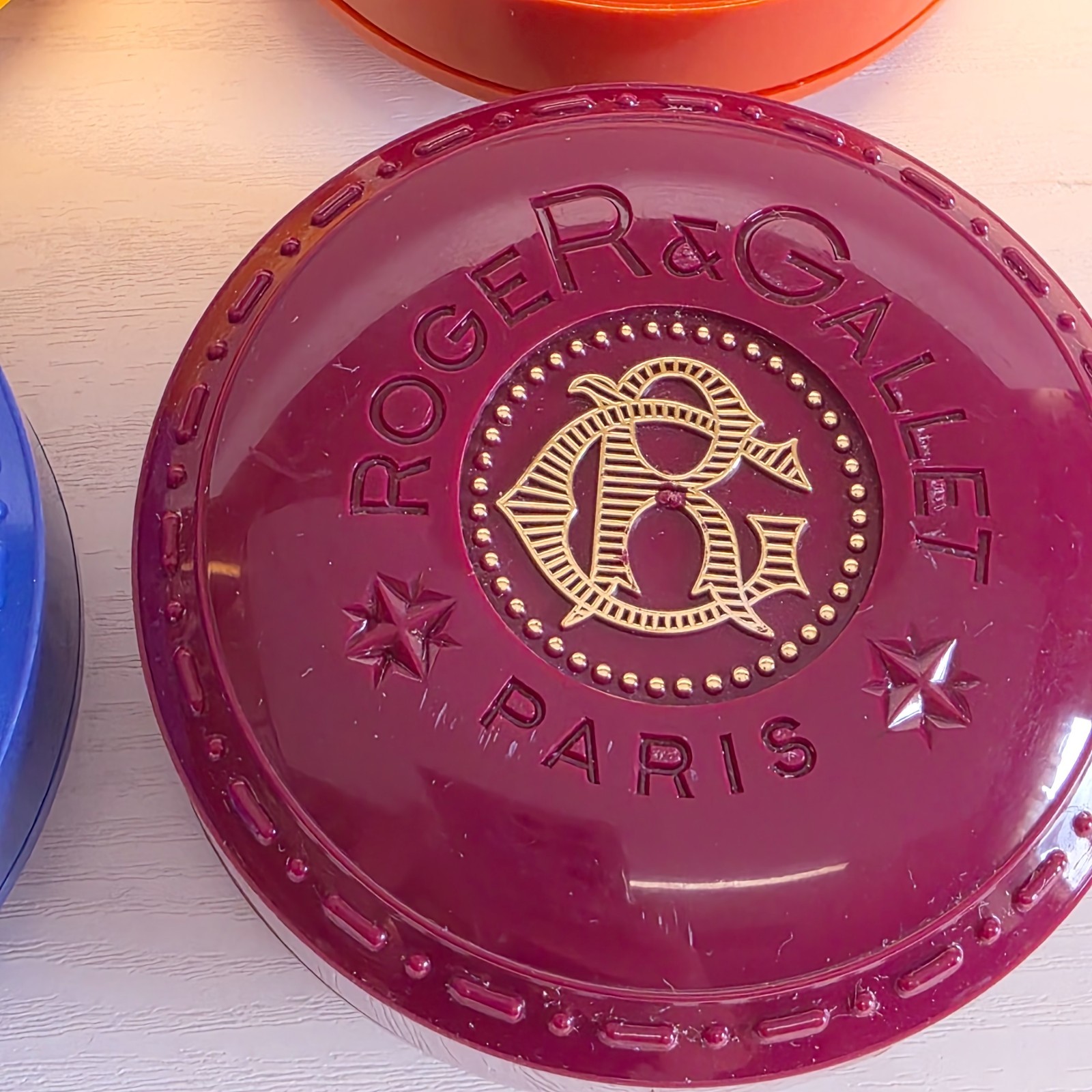 Vintage Roger & Gallet Paris Perfumed Soap Lot 5.3oz w/Case 6 Soaps