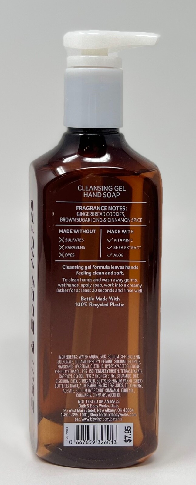 5 BATH & BODY WORKS GINGERBREAD BAKERY CLEANSING GEL HAND SOAP WASH PUMP 8 OZ