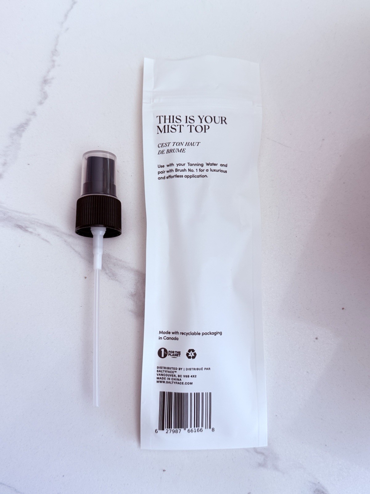 10 Saltyfave black ribbed plastic fine mist sprayers clear styrene caps 3 3/4″