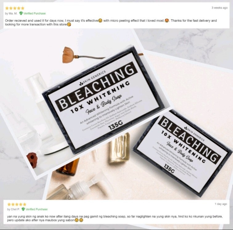 Skin Generics BLEACHING 10X Whitening Face & Body Soap 135g