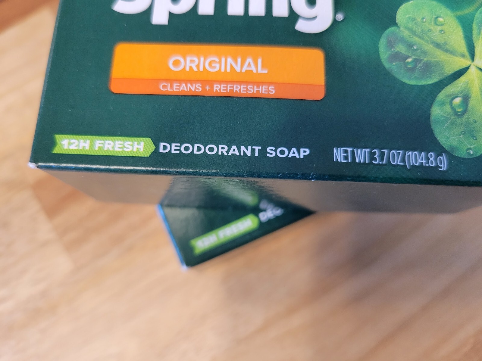 NOS 2x New Irish Spring Original Scent Men’s 3.7 oz. Bar Deodorant Soap
