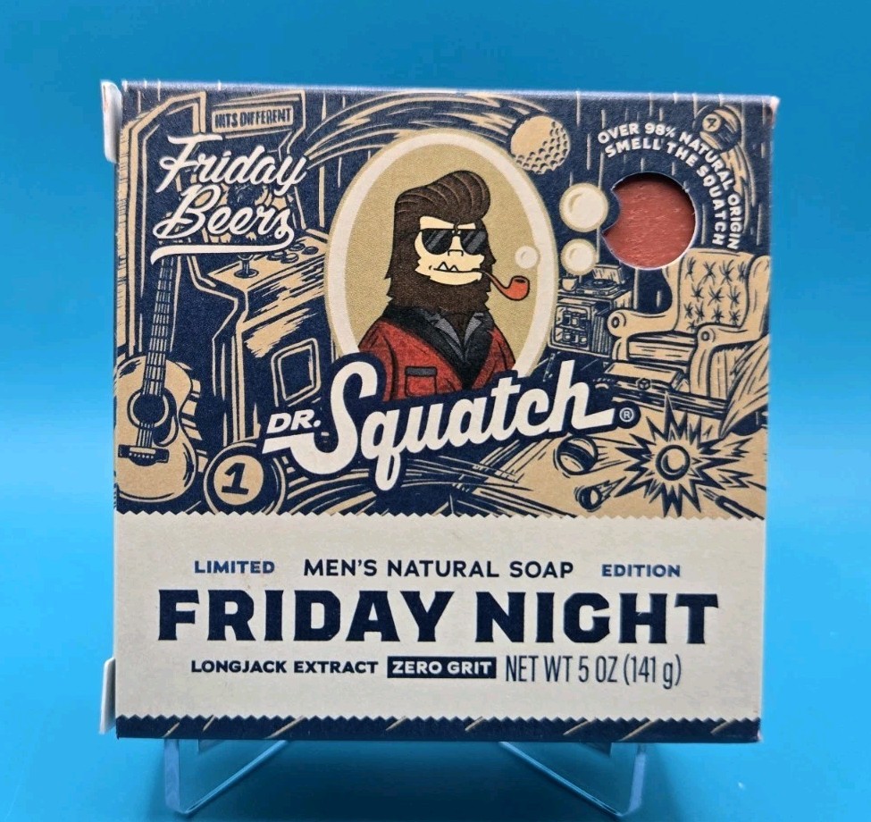 Dr Squatch Friday Night 5 Oz Soap Online Exclusive Limited Edition