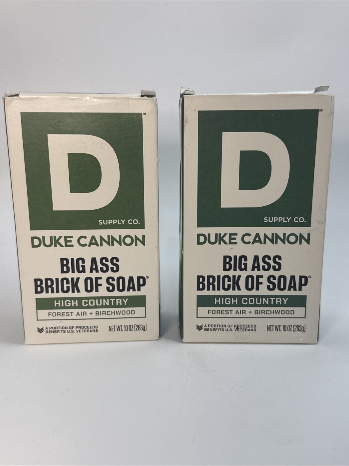 2x- Duke Cannon High Country A$$ Brick of Soap, 10oz EA – BRAND NEW
