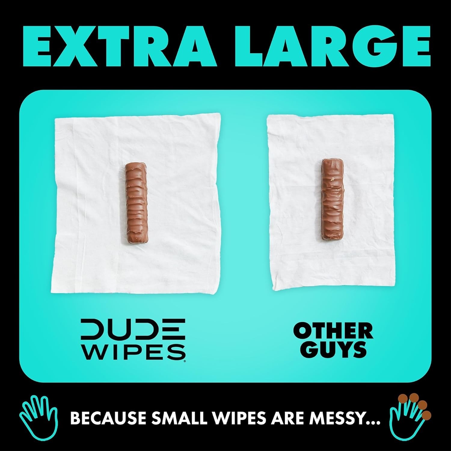 DUDE Mint Chill Flushable Wipes – 48 Count – Soothing & Eco-Friendly Cleansing